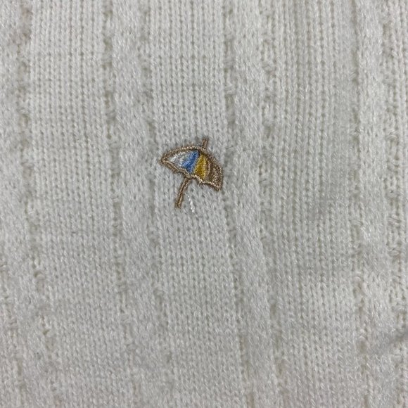 NWT Vintage Arnold Palmer Knit Vest Sweater Men's XL White Preppy Dad Grandpa - Picture 5 of 9